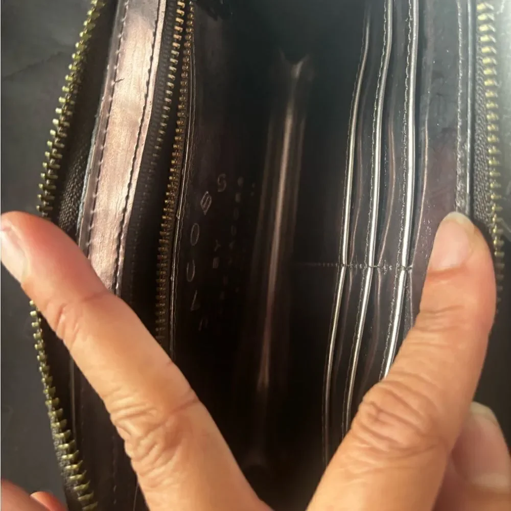 Marc Jacobs id holder checkbook money purse Hearts Zippered Clutch Wallet y2k